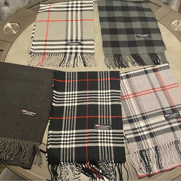 ✨SOLD OUT!✨NEW✨SALE✨UNISEX✨5⭐️ BOUTIQUE CHIC LUXURY 100% CASHMERE CLASSIC SCARF - Picture 7 of 12